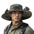 thumbnail image 2 of Sombrero Enfriamiento para El Hombres Con 2 Ventiladores Solares Montar Al Aire Libre Senderismo Pesca, 2 of 9