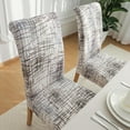 thumbnail image 3 of Chair Covers for Dining Chairs Set of 4,Beige Stretch Dining Room Chair Cover Kitchen Parsons Chair Slipcovers (Pack of 4, Beige), 3 of 6
