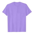 thumbnail image 1 of T-Shirts d'Été pour Femmes T-Shirts d'Été Col Rond Couleur Unie Mode Confortables Blouses Féminines Hauts T-Shirts d'Été pour Femmes Mode T-Shirts pour Femmes pour l'Été, 1 of 10