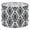 Color 1, variant on Linen Drum Lamp Shades Black Damask Gothic Floral Motifs Acanthus Leaves Scrollwork 13" x 13" x 10" Lampshade for Table Lamps Floor Lamps Lamp Shade Replacement Easy Assembly Required
