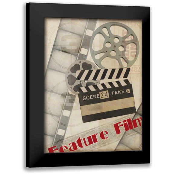 Vision Studio 11x14 Black Modern Framed Museum Art Print Titled - Small Feature Film
