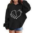 thumbnail image 4 of Toddler Girls Hoodies Sweatshirts Winter Warm Pullover With Pocket Cute Horse Print Long Sleeve Hooded Sweatshirt Kids Clothing Black Size 4-5T, 4 of 4