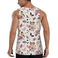 thumbnail image 6 of Rocae Rose Flowers for Men's Workout Tank Top Men's Running Tank Top Dry Fit Athletic Workout Tank TopsXX-Large, 6 of 9