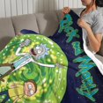 thumbnail image 3 of Rick y Morty anti-pilling, suave, ligera, esponjosa y acogedora de lujo para hogar y cocina – Perfecta para niños y adultos,100x130cm, 3 of 6