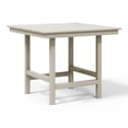 thumbnail image 5 of WestinTrends Ashore Outdoor HDPE 36" Square Patio Dining Table with Umbrella Hole, Sand, 5 of 12
