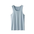 thumbnail image 2 of SWSMCLT Men's Cotton Tank Tops Sleeveless Fall Slimming Casual Summer Pajamas Sports Soft Fitted Top 92Blue Small, 2 of 4