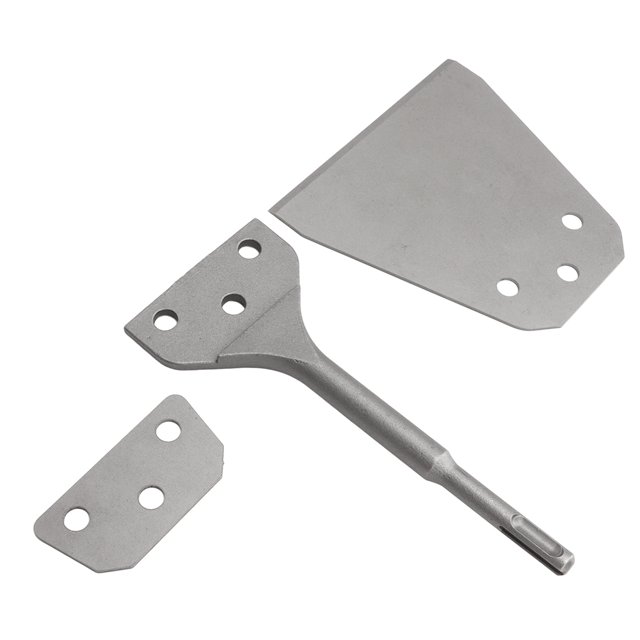 Cincel Para Extracción De Mortero, Broca De Cincel Para Piso De Acero Con Resorte De 5 Pulgadas Que Elimina El Mango Redondo Resistente Y Fino Para Lechada