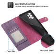 thumbnail image 3 of Decase Motorola Moto G Stylus 5G (2022) Wallet Case with Card Holder,Leather Folio Flip Protective [Kickstand Feature] Magnetic Closure Zipper Purse Cover with Wrist Strap, Rose, 3 of 9