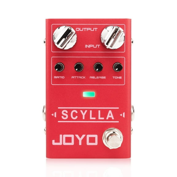 JOYO R-27 Bass Compressor Guitar Effect Pedal with Low Noise High Dynamic Control