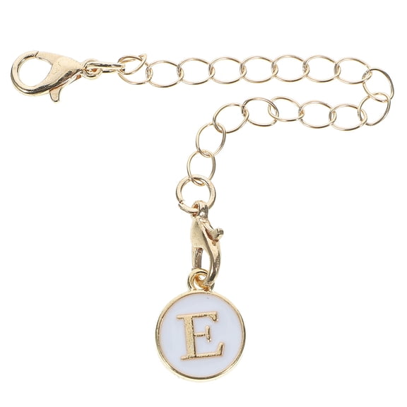 LEORX Cute Fashion Keychain Letter Shape Key Chain For Women Golden 1Pack Key Visibility Event