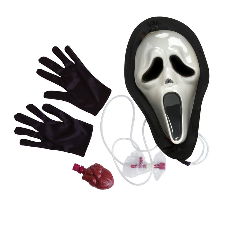 Fun World Inc. Officially Licensed Scream Bleeding Ghost Face Halloween  Scary Costume Male, Child, Black