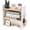 White, variant on NORTHSKY Desk Shelf Organizer 2-Tier, Bookshelf Storage Rack, Desktop Organizer for Office, Dormitory - Black