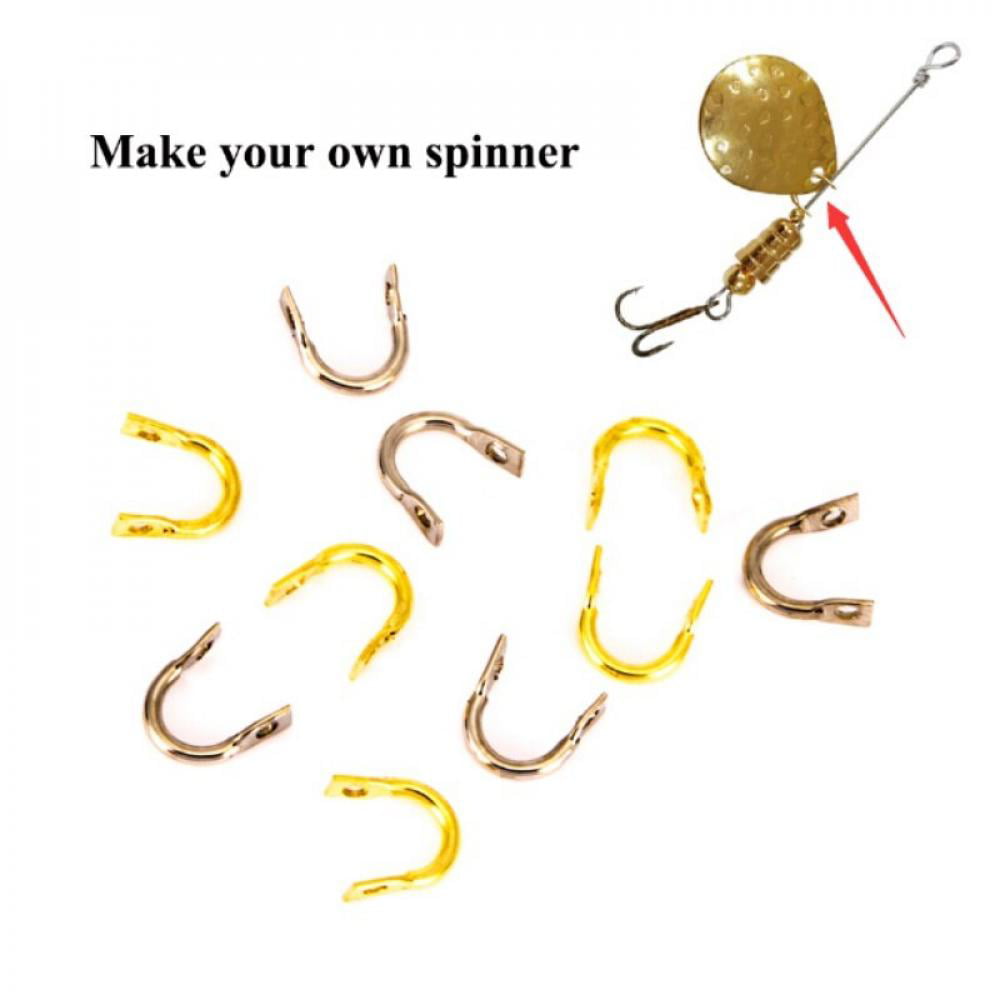 DIY New Easy-Spin Clevises Easy Spin Brass Fishing Lures Accessories Spinner 