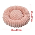 thumbnail image 3 of Calming Donut Pet Bed for Small Dogs Cats, Soft Cuddler Cushion, Washable Cozy Round Mat, 40x40cm, 3 of 7