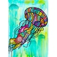 thumbnail image 2 of Dean Russo Collection 18x24 Black Ornate Wood Framed with Double Matting Museum Art Print Titled - Jellyfish, 2 of 4