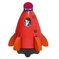 thumbnail image 1 of Jouet Arroseur Fusée Spatiale Rouge pour Enfants, Jeu d'Eau Extérieur, Jouet Fusée Volante Rotative avec Base et Connecteur de Robinet, Arroseur de Jardin d'Été pour le Plaisir de la Cour Arrière, Jouet d'Interaction Parent-Enfant, 1 of 6