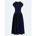 thumbnail image 4 of Scoop Women’s Maxi Dress with Short Dolman Sleeves, Sizes XS-4X, 4 of 4