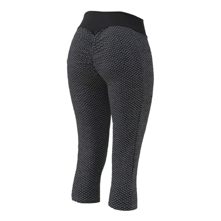 Athletic Works Women's and Women's Plus Active Dri-Works Capri Leggings,  Sizes S-5X