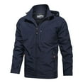 thumbnail image 1 of REDHOTYPE Autumn Men's Soft Jacket Windbreaker Breathable Hooded Windproof Jacket, 1 of 2