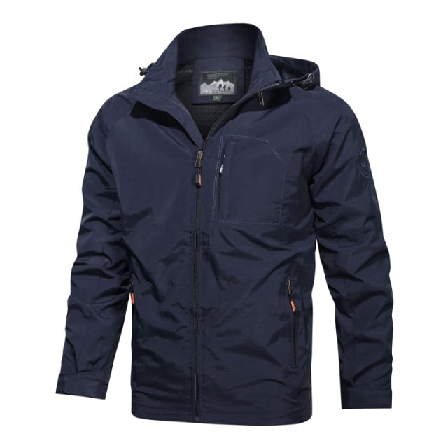 REDHOTYPE Autumn Men's Soft Jacket Windbreaker Breathable Hooded Windproof Jacket