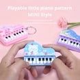 thumbnail image 3 of Kids Mini Electronic Piano Toy Music Interactive Portable Bag Decoration Hanging Pendant Keychain Keyring Piano Working Finger Piano Children Gift, 3 of 7