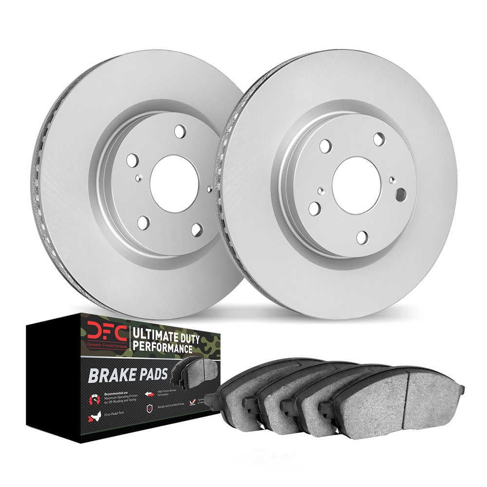 Dynamic Friction Company 4402-42010 DFC Geospec Rotors with Ultimate Duty Performance Brake Pads
