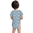 thumbnail image 5 of Daiia Turtle Printed Unisex-Baby Short Sleeve Onesies Bodysuits Baby Climbing Clothes Soft and Comfortable Romper with Expandable Shoulder Design-3 Months, 5 of 8
