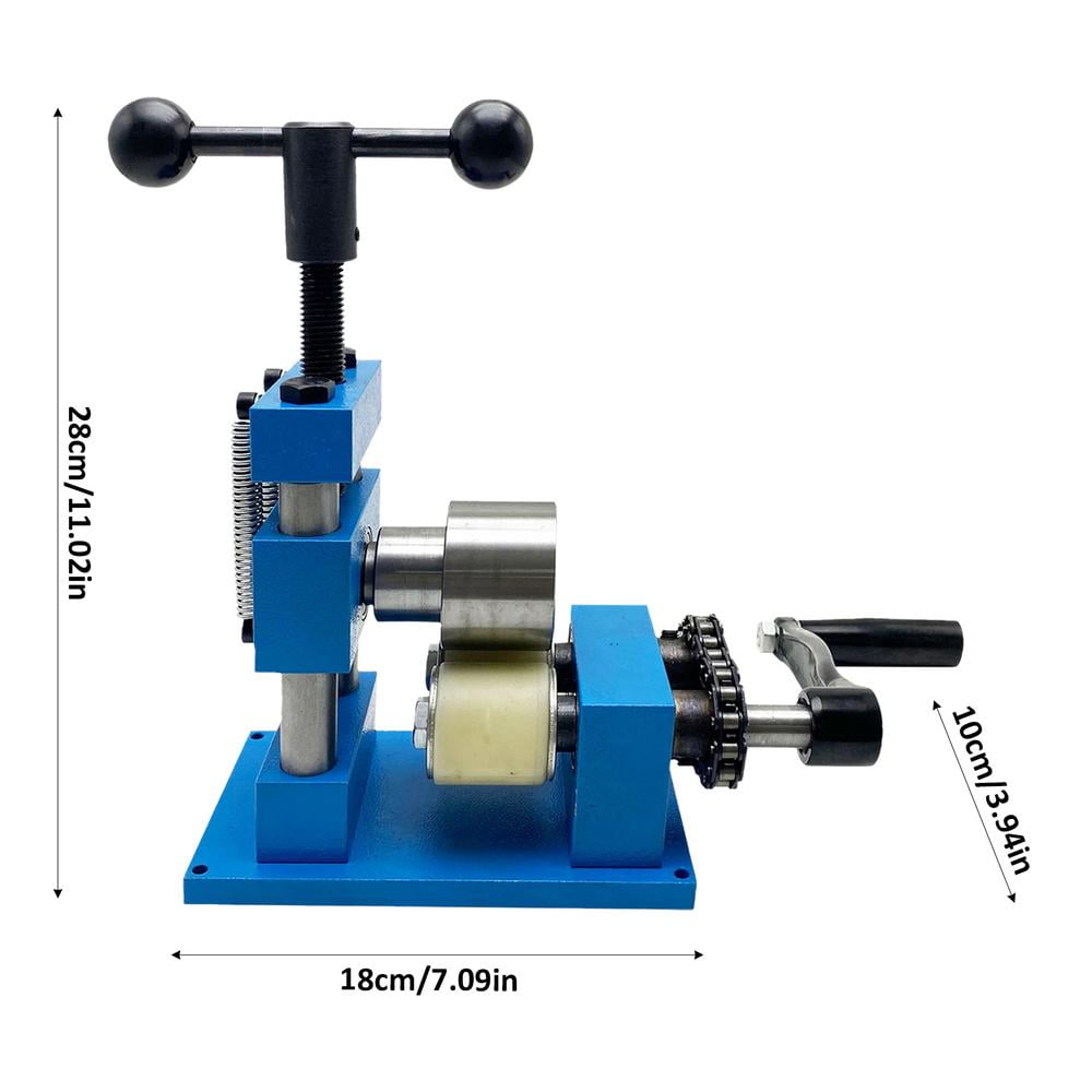 Multi-Function Hand Crank Ring Bending Machine, Bracelet Ring Earring Press Bending Machine, Hand Crank Ring Bracelet Press Bender Jewelry Ring Bender Making Tool