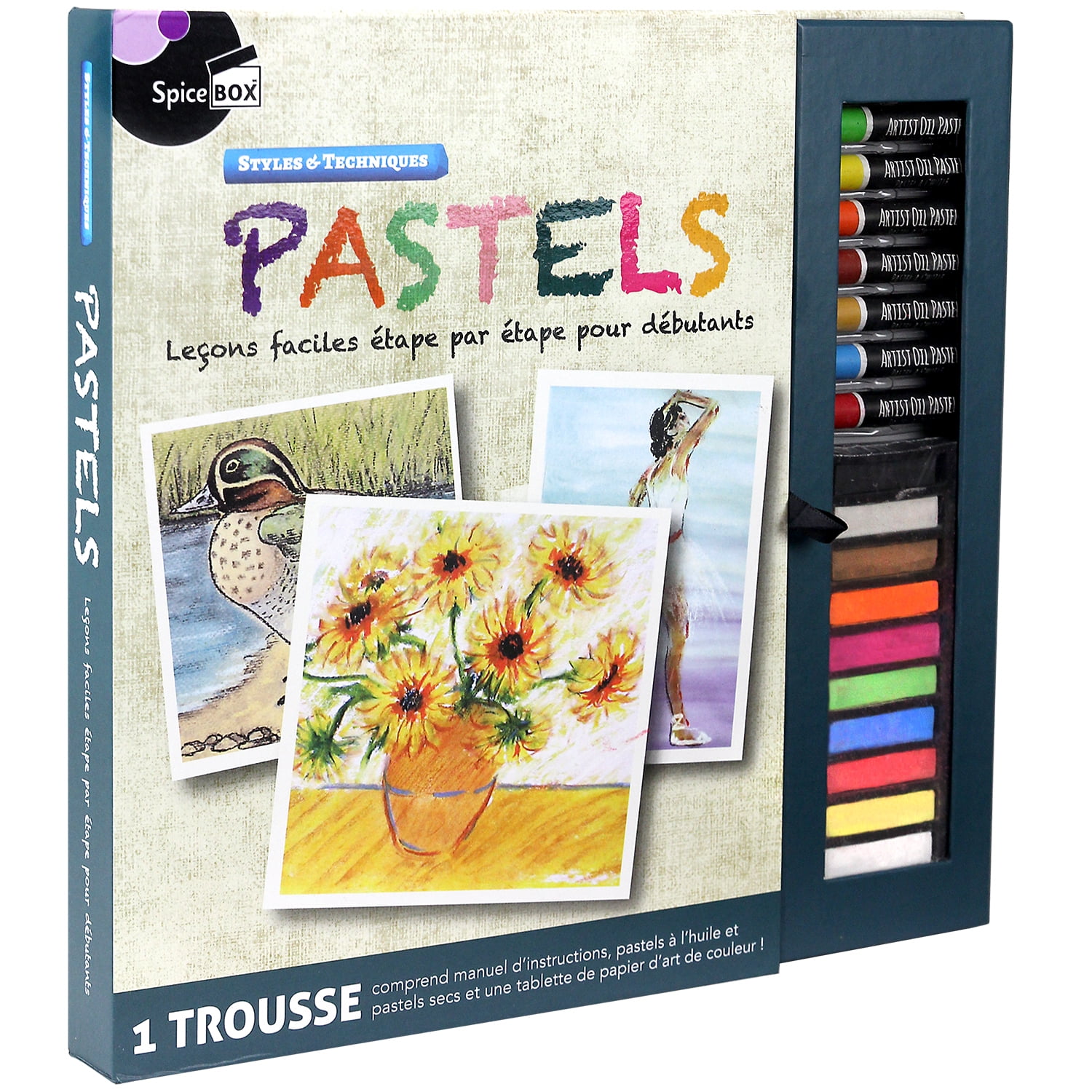 SpiceBox Adult Art Craft & Hobby Kits Masterclass Pastels