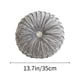 thumbnail image 3 of Sofa Vama Ropa de Cama Cojín redondo de terciopelo con forma de flor de hielo y rueda para sofá, mesita de noche, ventana, futón, calabaza for Navideño, 3 of 4