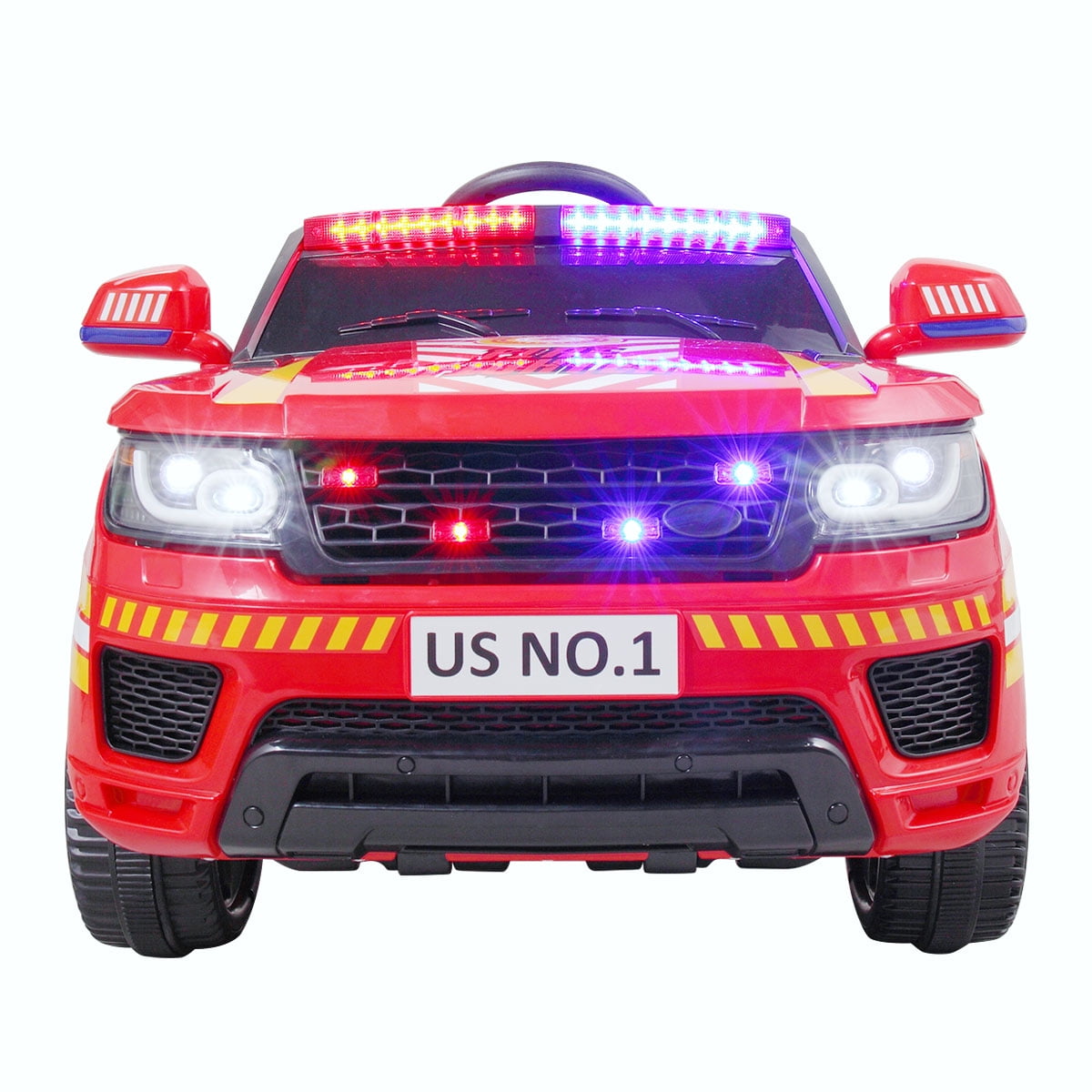 Tobbi 12V Kids Ride on Police Car with Remote Control Battery Powered Ride on Electric Vehicle