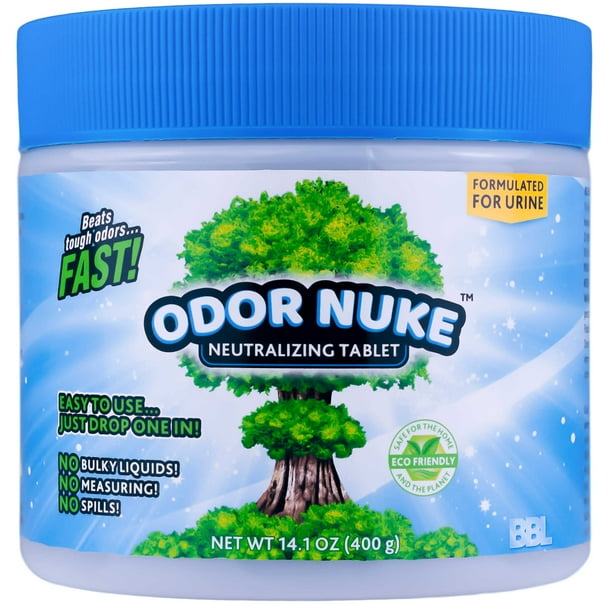 ODOR NUKE Human Urine Odor Neutralizer Tablets To Kill Urine Smell In
