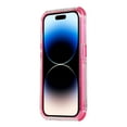 thumbnail image 4 of Compatible With iPhone 13 Phone Case Thickened Edges Protection Shock-absorbent Anti-Scratch Solid Color Lightweight Plain Semi Transparent Phone Cover for iPhone 13,Rose, 4 of 7
