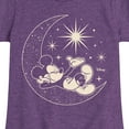 thumbnail image 3 of Disney - Mickey On Celestial Moon - Toddler & Youth Girls Short Sleeve Graphic T-Shirt, 3 of 5