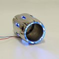 thumbnail image 3 of Almencla Universal Stainless Steel Car Tail Throat Exhaust Pipe Vehicle High Temperature Blue, 3 of 8