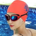 thumbnail image 1 of Gorro De Natación De Pelo Largo, Gorro, Transpirable, Buena Elasticidad, Buceo De Silicona De 7,5 Pulgadas Para Natación En Piscina, 1 of 7