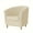 Beige, variant on ATJIA Arm Chair Slipcover 2 Piece Armchair Cover with Chair Cushion Cover Soft Stretch Club Tub Barrel Chair Slipcover for Living Room