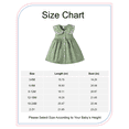 thumbnail image 2 of 9 Months Baby Girls Dress Infant Girls Summer Sleeveless Dress 12 Months Girls Embroidering Collar Solid Color Dress Green, 2 of 8