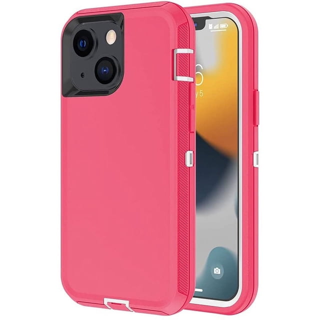 Entronix Funda Resistente para iPhone 11 Pro Max, Triple Capa a Prueba de Golpes y Protección contra Caídas, Color Rosa