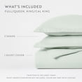 thumbnail image 5 of Ultra Soft & Breathable - Duvet Cover Set - King/Cal-King Mint Bedding by Comfort Canopy, 5 of 23