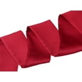 thumbnail image 4 of Bufanda flaca para mujer Color sólido liso Bufandas largas puras Pañuelo para el cuello Vino rojo 90*5cm/35.43*1.97 inches(L*W), 4 of 5