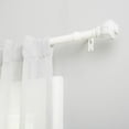 thumbnail image 2 of Exclusive Home Ronaldo 1" Window Curtain Rod and Finial Set, Adjustable 66"-120", Off White, 2 of 8