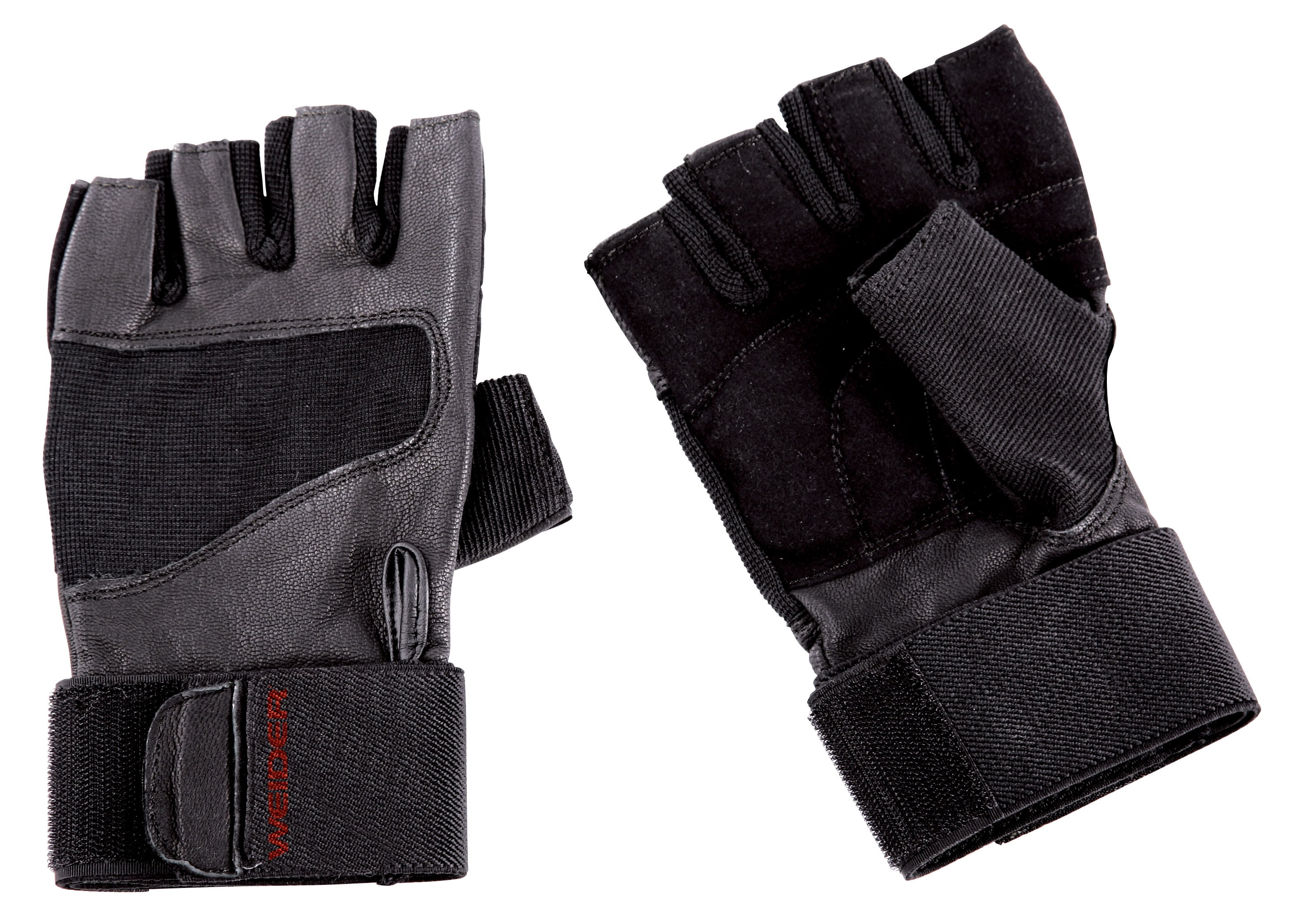 Weider Pro Wrist Wrap Glove with Adjustable Support Strap, L/Xl