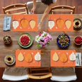 thumbnail image 4 of Aesthetic Placemats - Heat-Resistant Rustic Fall Place Mats - Fade-Resistant Simple Lines Vector Illustrations . Flat Vector Leaves Place Mats 6pcs/Pack 17.7"x13", 4 of 5