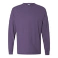 thumbnail image 1 of Hanes Mens ComfortWash Garment Dyed Long Sleeve Tee, XL, Grape Soda, 1 of 1