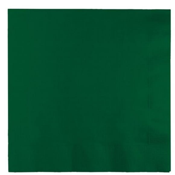 Hoffmaster Group 663124B Serviettes à Lunch 2 Épaisseurs, Vert Chasseur - 50 par Caisse - Caisse de 12