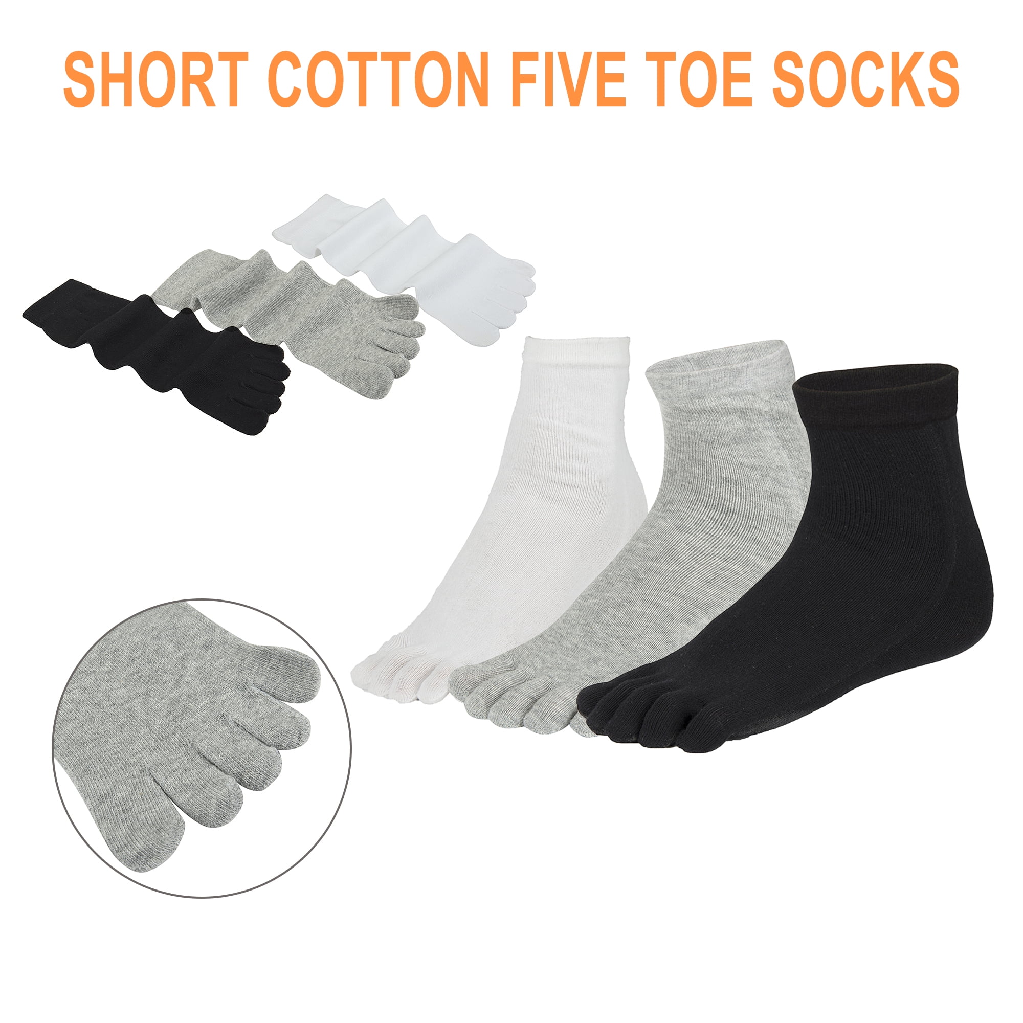 Mens Socks Casual Mens Cotton Five Finger Toe Breathable Calcetines Ankle  From Zifenmi, $21.03