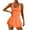 Orange, variant on Women's Workout Tennis Romper Running Short Athletic Jumpsuits Casual Summer Outfits Gym Yoga Clothes