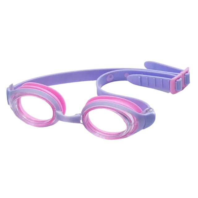 Gafas de natación para niños dibujos animados ajustables para niños Gafas de natación livianos Violeta rojo