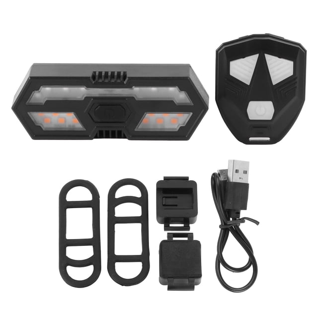 Luz trasera inalámbrica mejorada para bicicleta y timbre activado por freno para ciclismo nocturno seguro